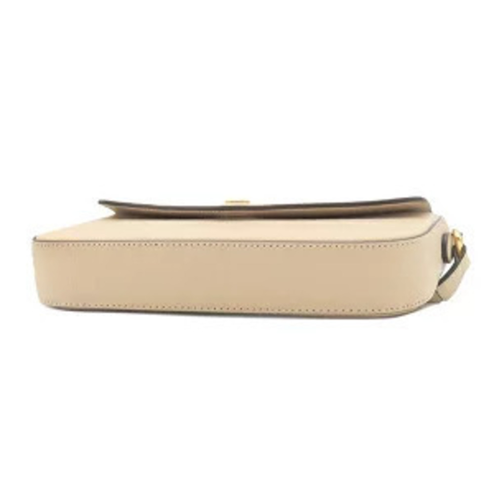 Gucci GG Leather Shoulder Bag Beige Super - Picture 3 of 6